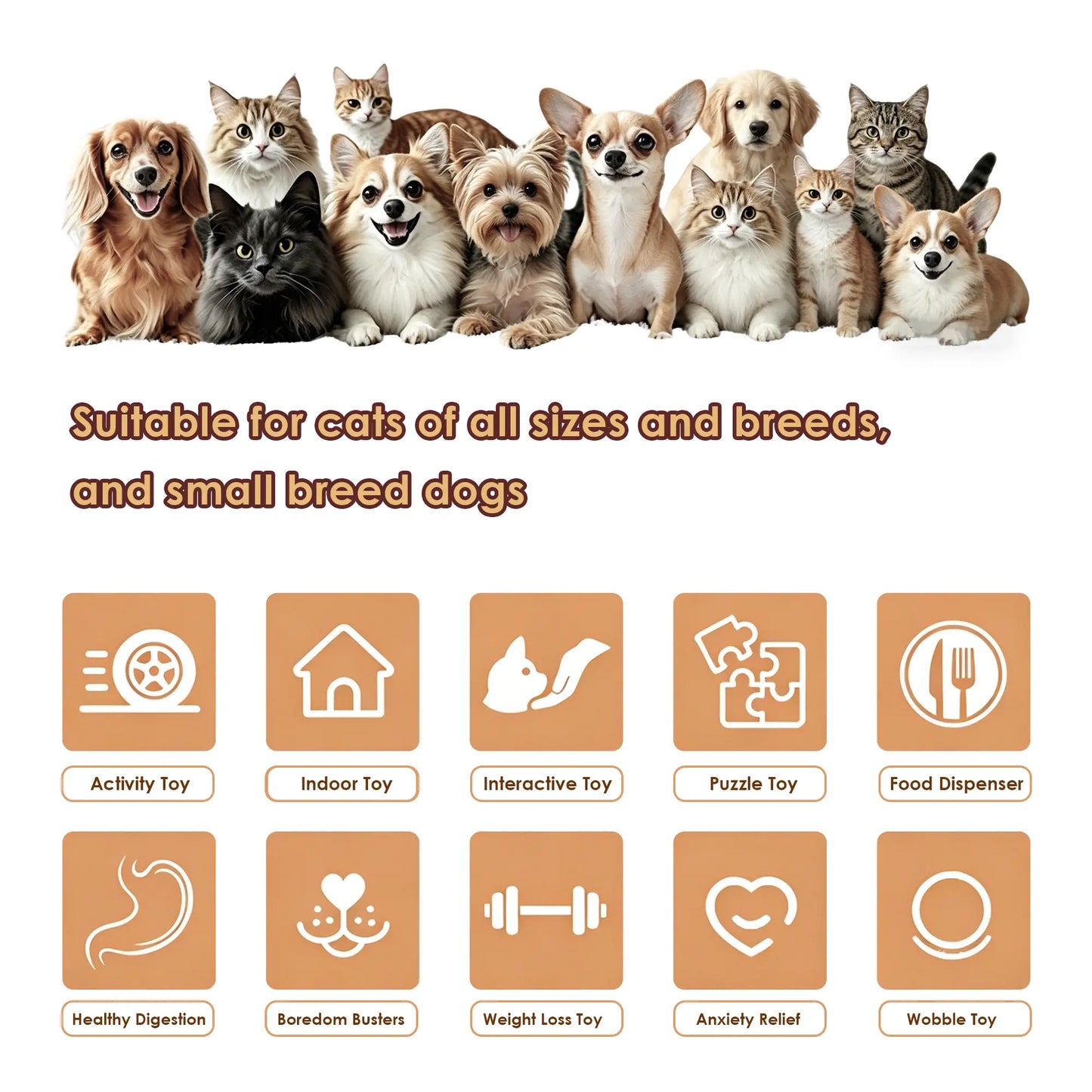 Magic House 4-Hole Whack-A-Mole Interactive Cat Toy, 3 Modes Electric Kitten Toy with Feather Wand & Pop-Up Hide-And-Seek, Rechargeable Stimulating Cat Enrichment Toys for All Cats
